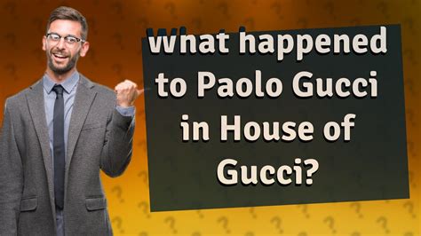 grimaldi gucci|what happened to paolo gucci.